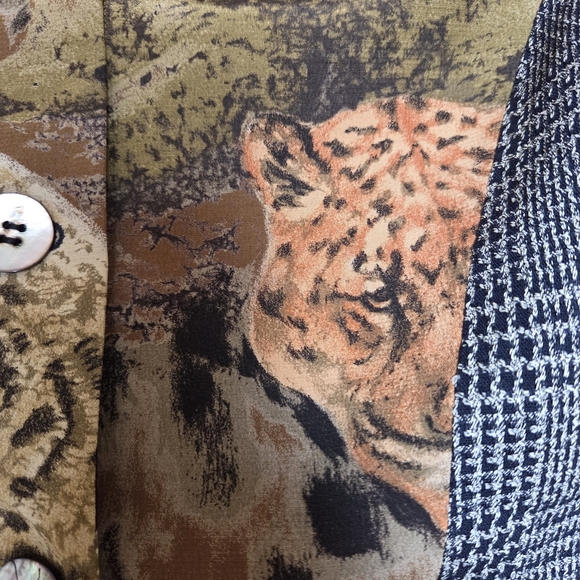 Carole Little Sz 10 Lightweight Blazer - Picture 6 of 11